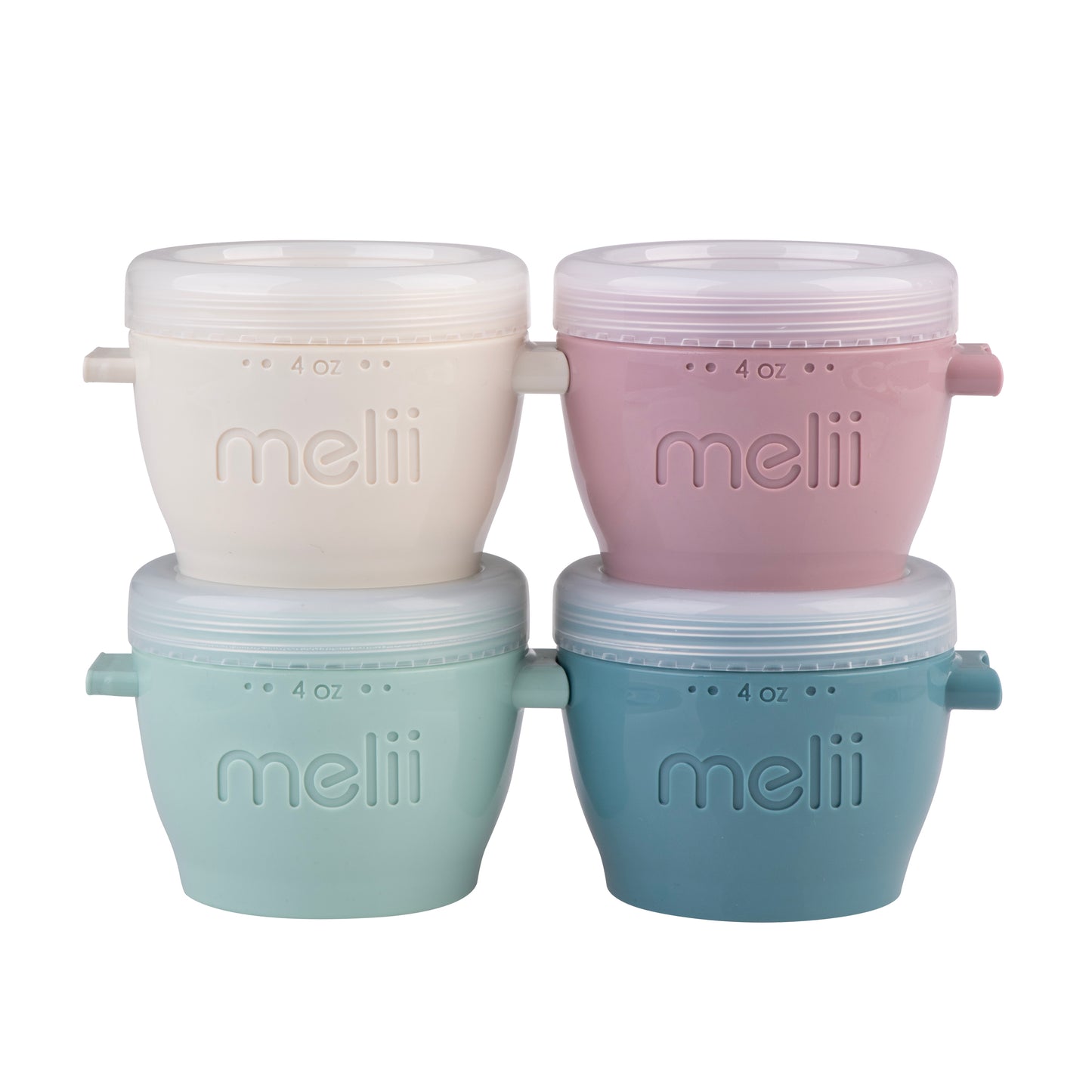 Melii Snap & Go Pods Set 4 (4Oz/120Ml)