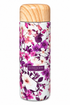 Bag Buddy 180ml Mini Bottle Purple Floral - Double Insulated Hydration Bottle