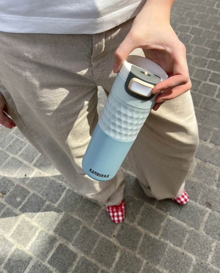 KAMBUKKA ETNA GRIP 3 IN 1 SNAPCLEAN 500 ML TRAVEL MUG/BOTTLE STEEL